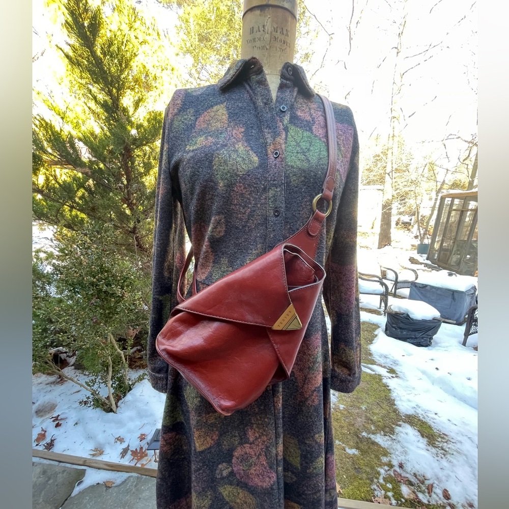 Textier Leather Crossbody Bag!